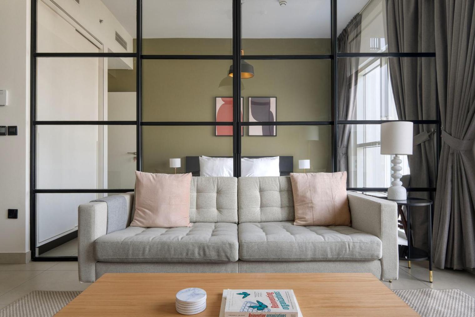Blueground Hills Estate Tennis Pool Gym Dxb-1465 Apartment Dubai